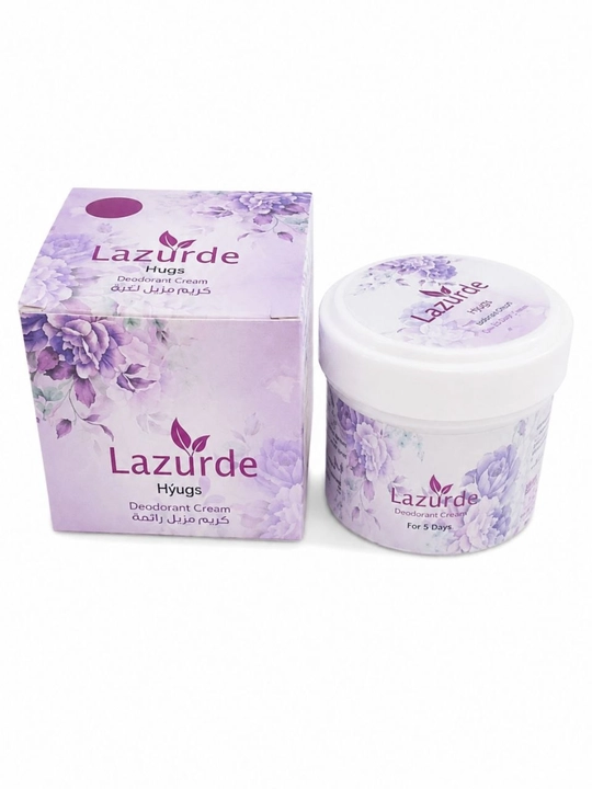 Lazurde ayollar uchun dezodorant, ter hidiga qarshi antiperspirant krem, 50 gr