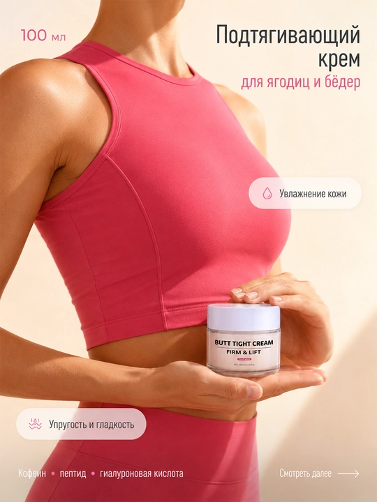 Подтягивающий крем для ягодиц и бедер Firm & Lift 100 мл - 