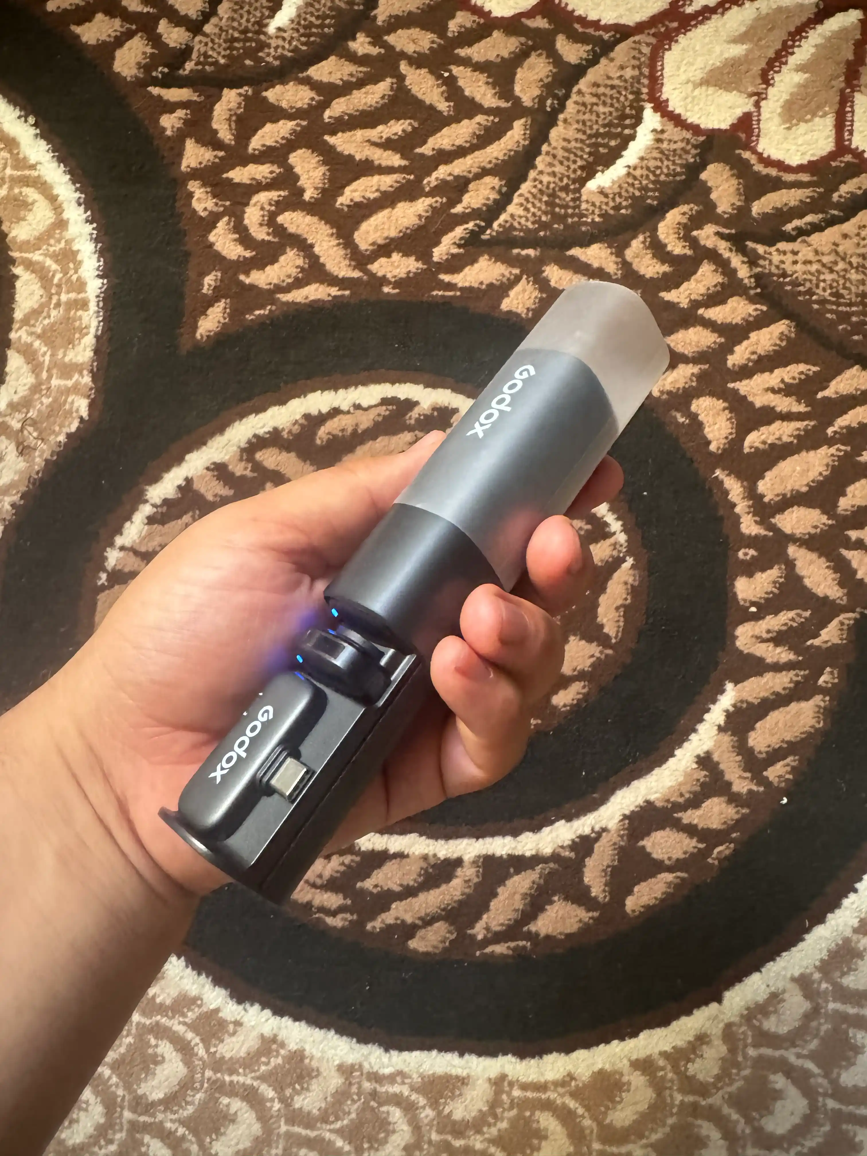 Simsiz mikrofon Tech-X Aura Lite, Godox, 2 qabul qiluvchi iPhone/Android, 360° ovoz