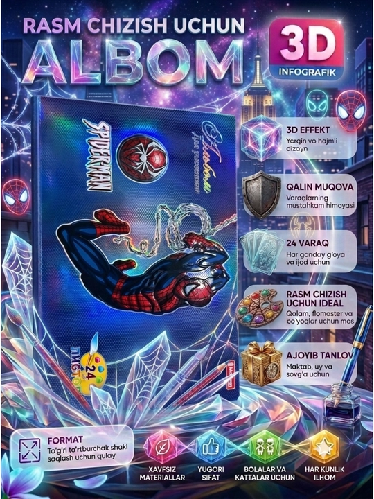 Chizish uchun albomlar - 