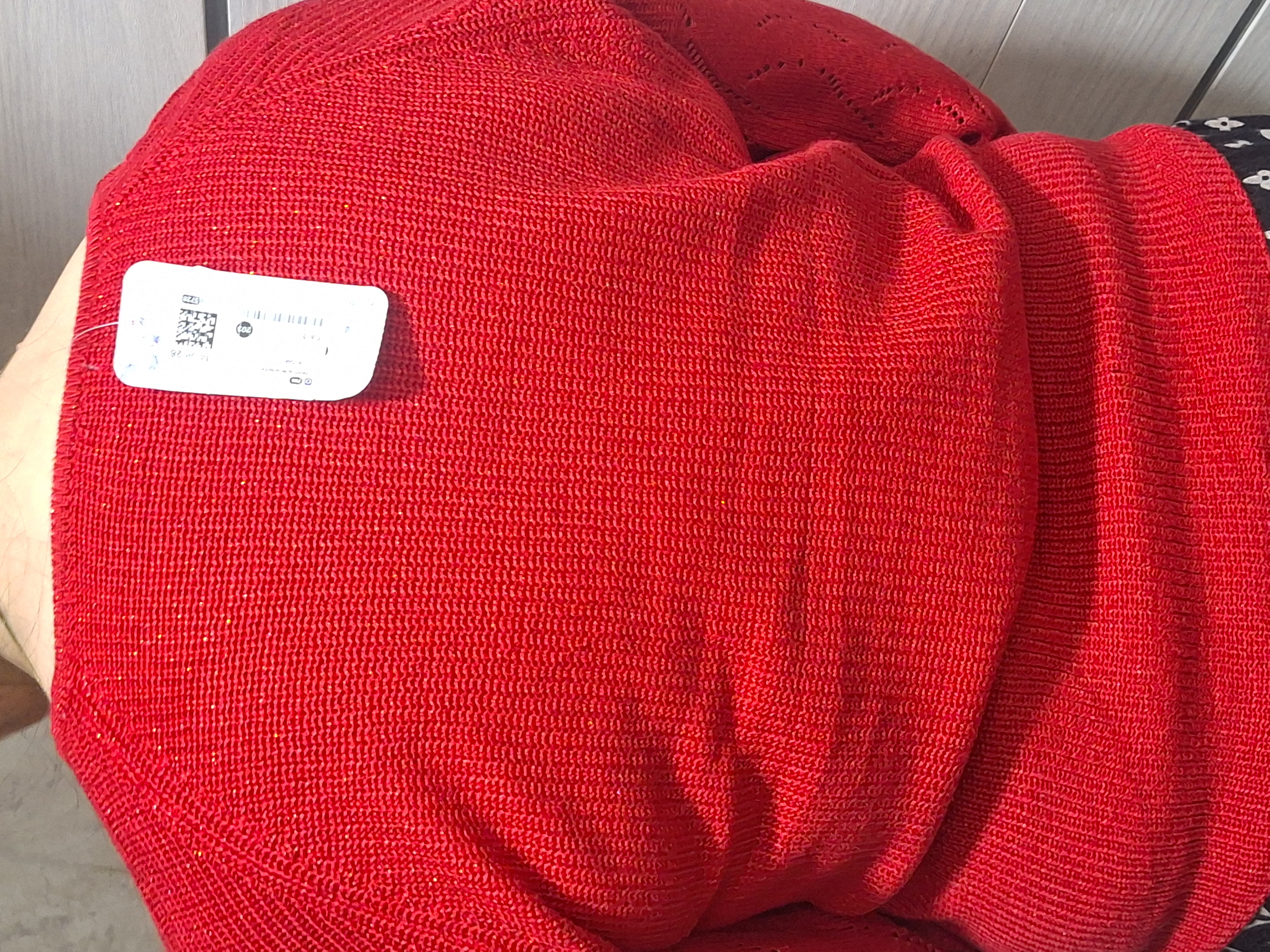 Ayollar uchun viskoza va lyureksli sviter, universal o'lcham L-XL
