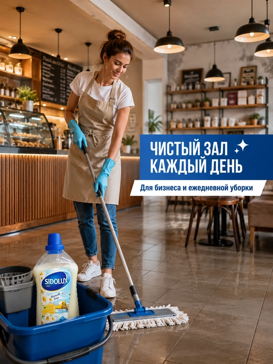 SIDOLUX Marseille Soap universal pol yuvish vositasi, 1 l