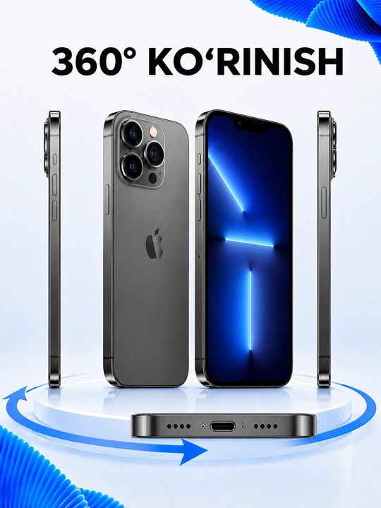 Apple iPhone 13 Pro —  процессор A15 Bionic, Face ID, SIM + eSIM зарегистрированы