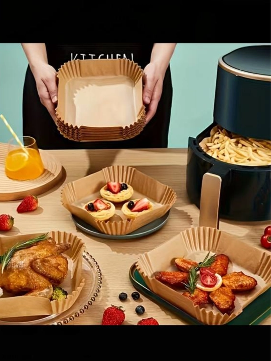 Пергаментная бумага для аэрогриля 10,20,30,50, 100 шт