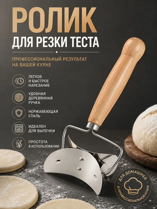 Тесторезка для пельменей и вареников нож для теста - 