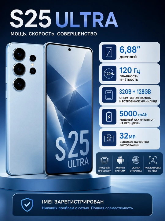 Smartfon S25, 32/128 GB - 