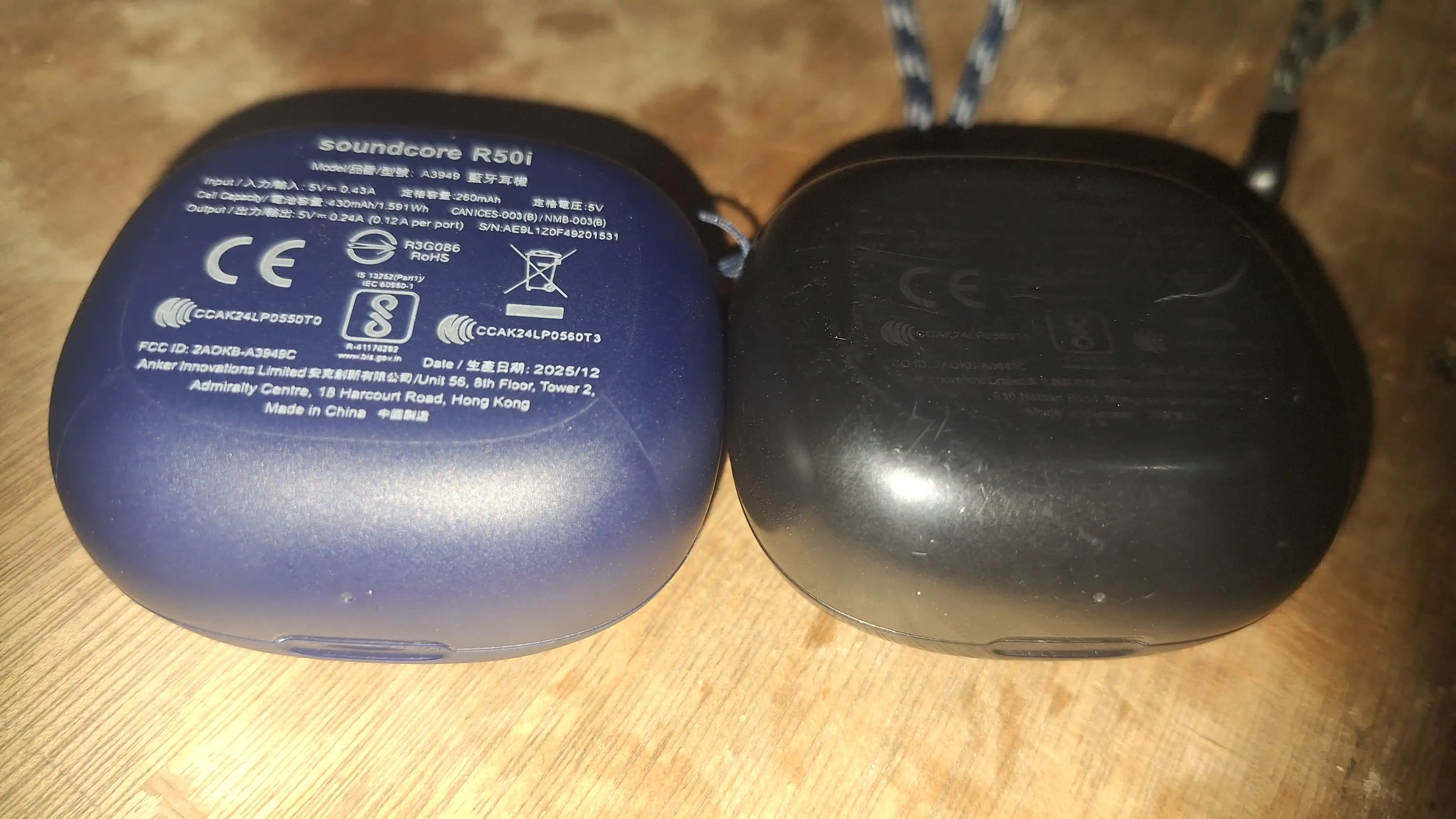 Simsiz quloqchinlar Anker Soundcore R50i AI ENC, Game Mode va shnuri bilan, global versiya