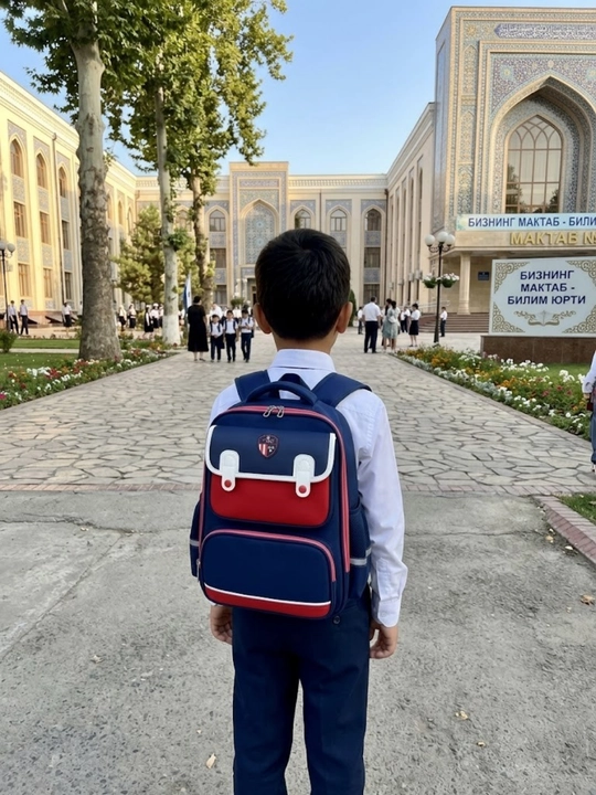 Qizlar va o'g'il bolalar uchun maktab ryukzaki, ortopedik