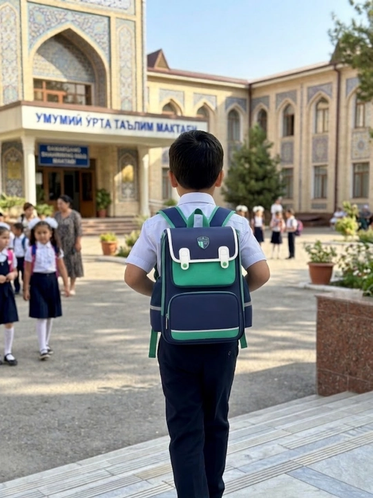 Qizlar va o'g'il bolalar uchun maktab ryukzaki, ortopedik