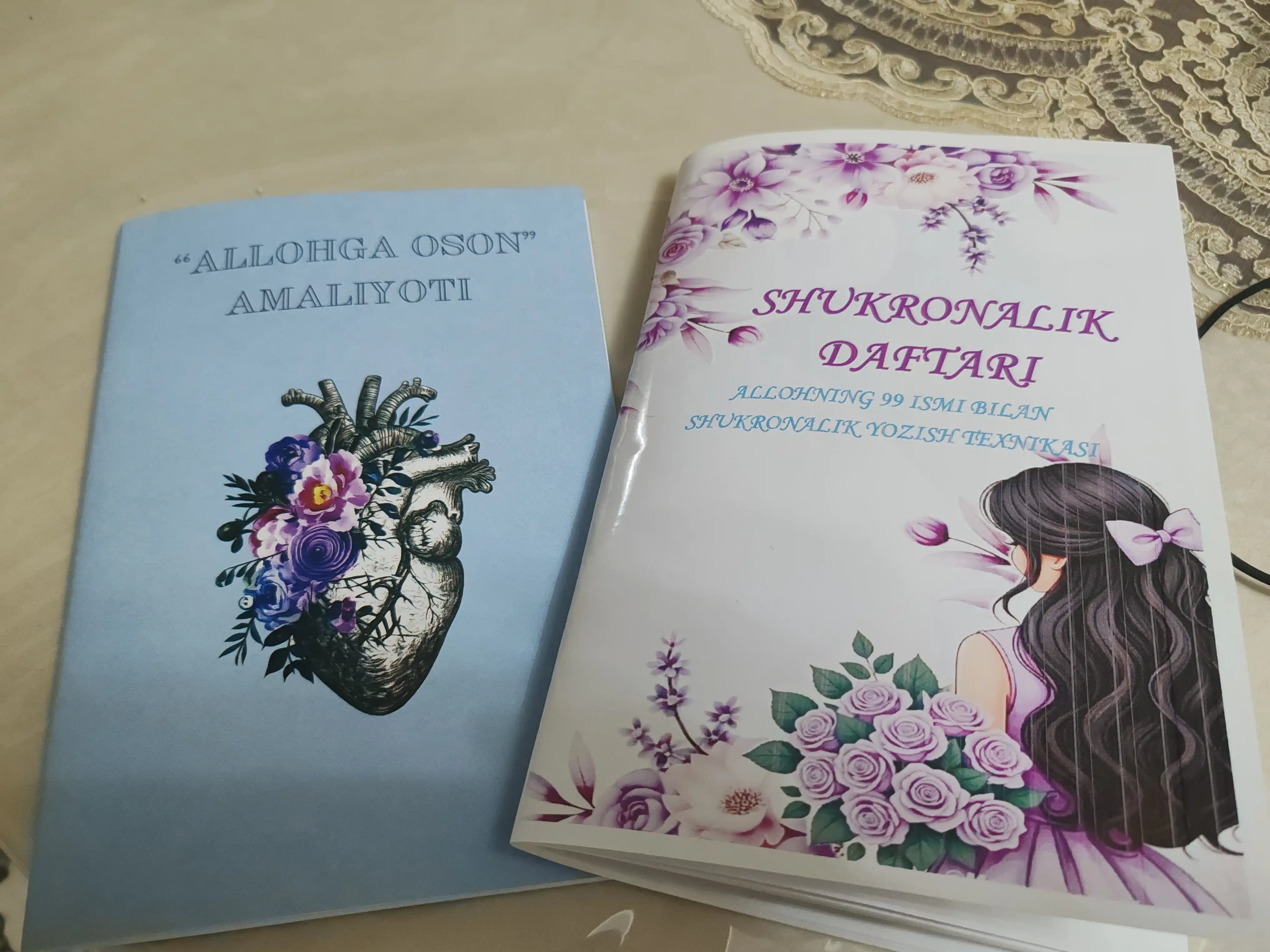 Shukrona daftar, kundalik daftar, Allohning 99 ismi asosida shukronalik yozish texnikasi