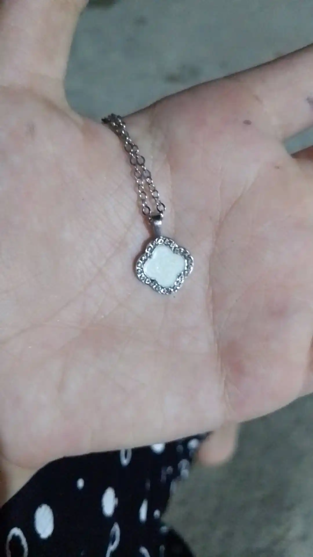 Женская цепочка в стиле Van Cleef, Нержавеющая сталь