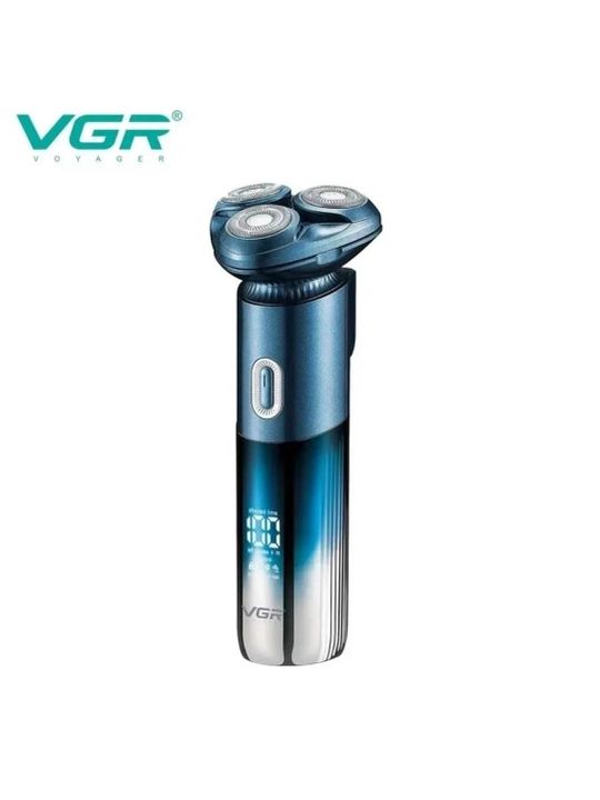 VGR elektr ustara, soqol va mo‘ylov uchun erkaklar ustarasi, akkumulyatorli