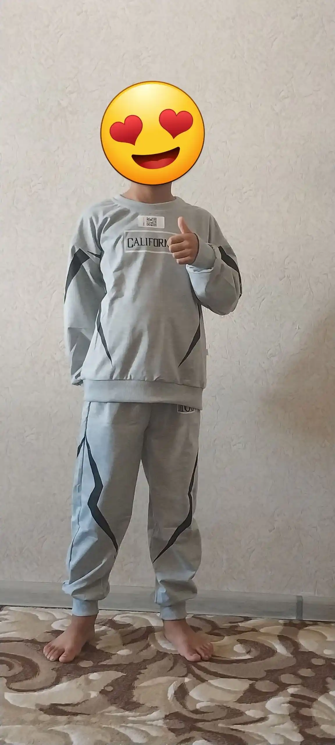 O`g`il bolalar uchun sport kostyumi 8–13 yosh ikki qismli komplekt maktab va sayrlar uchun