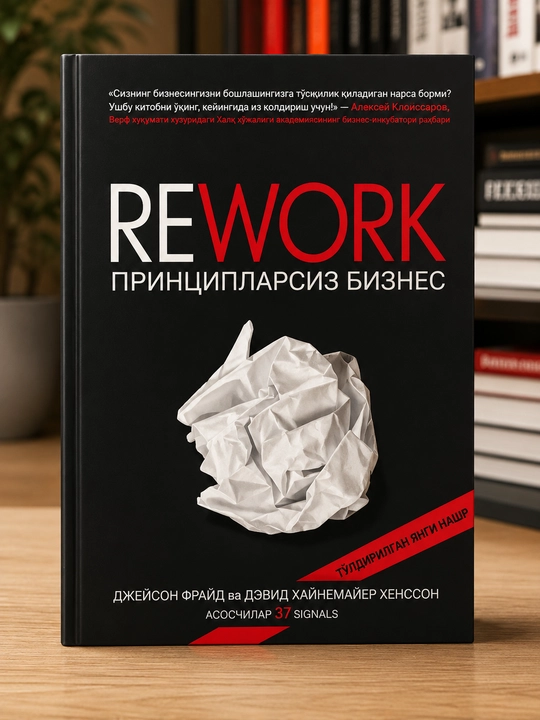 «Rework: Принципы бизнеса» — Джейсон Фрайд и Дэвид Хайнемайер - 
