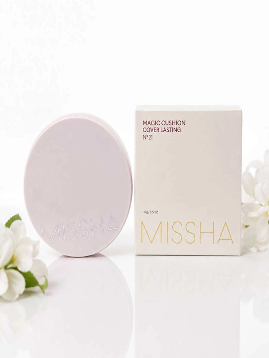 Тональный кушон Missha Magic Cushion Cover Lasting SPF50+ PA+++