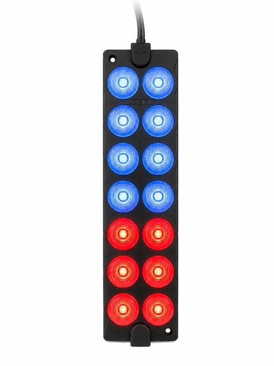 12 V Mcar. migalka 12 ko'zli barcha turdagi avtomobillar va Moto skuterlar uchun