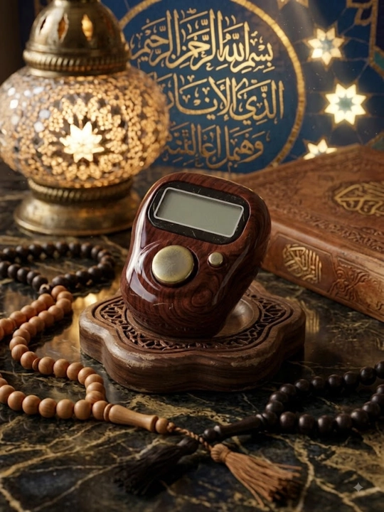 Raqamli elektron tasbeh, displeyli va ovozli signal funksiyasi bilan zikr uchun