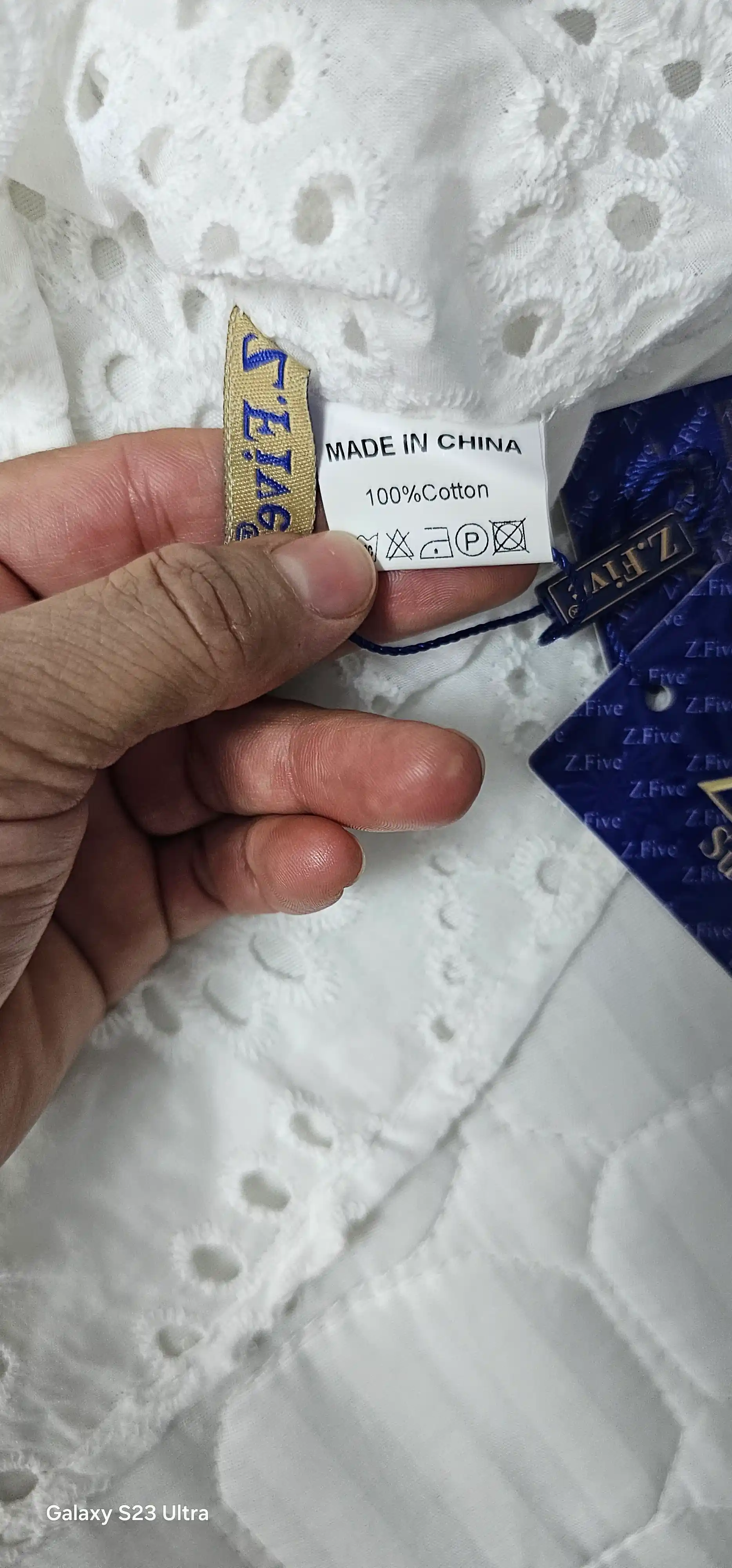 Ayollar uchun oq plyaj ko‘ylagi, 100% paxta
