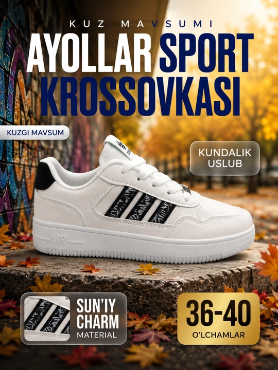 Krasovkalar ayollar uchun, ayollar krasofkasi, qizlar uchun krasofkalar - 