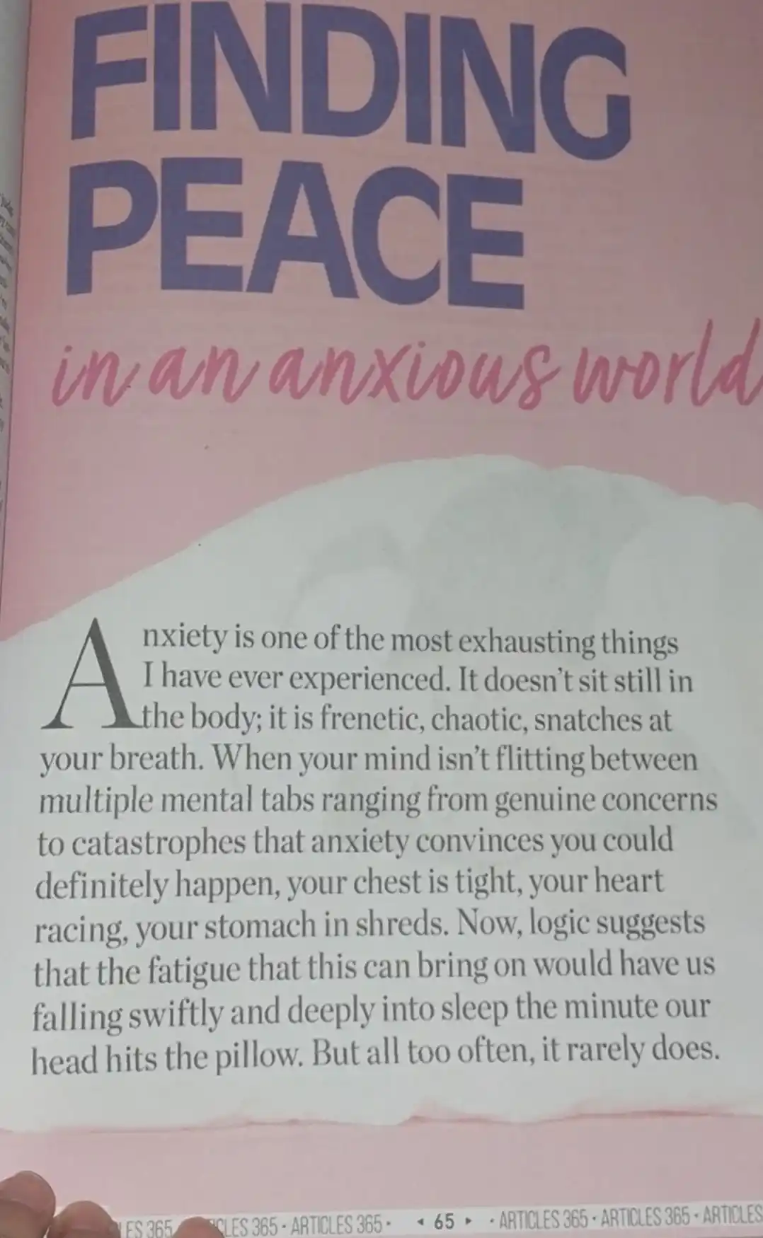 365 Magazine - Brain - ARTICLE BOOK