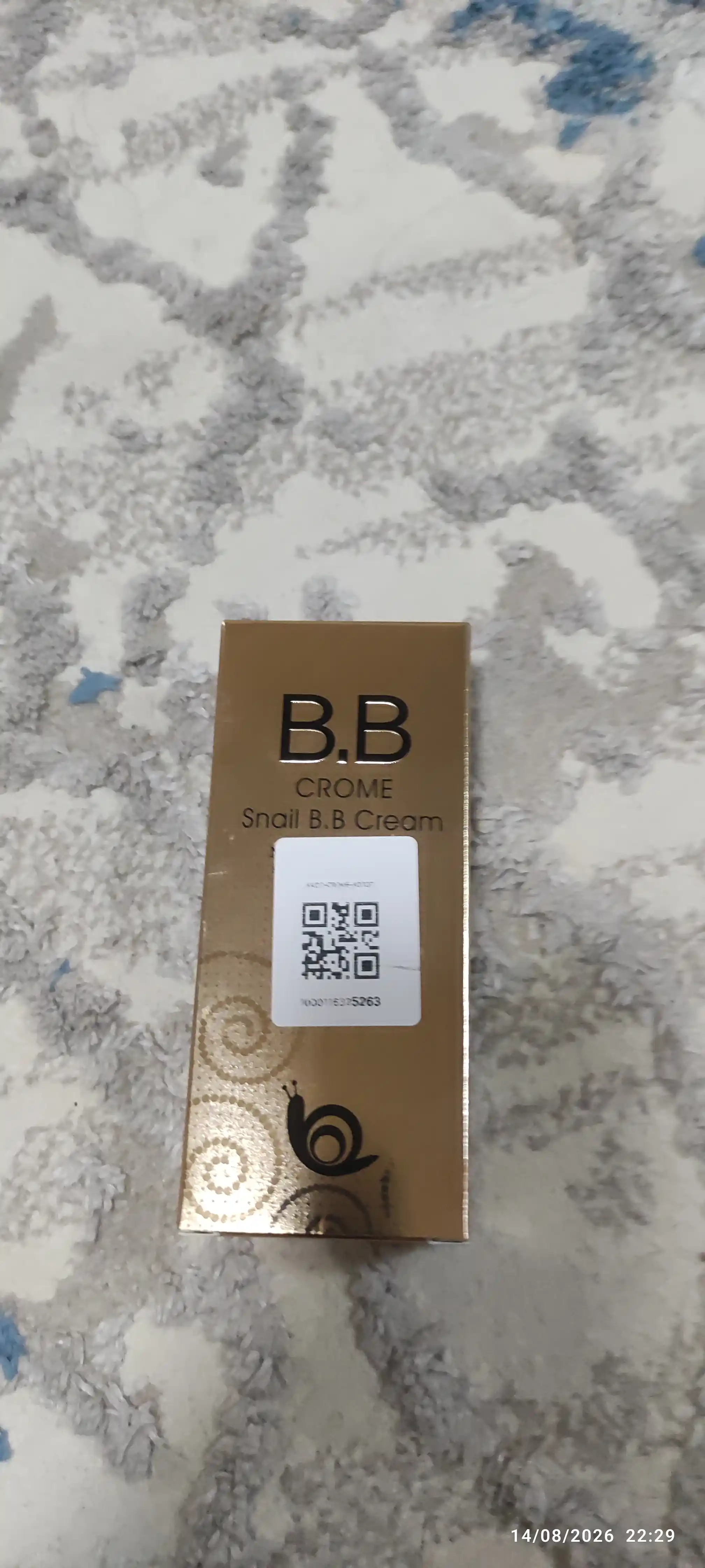 CROME SNAIL BB krem SPF50, с муцином улитки, отбеливающий тональный крем