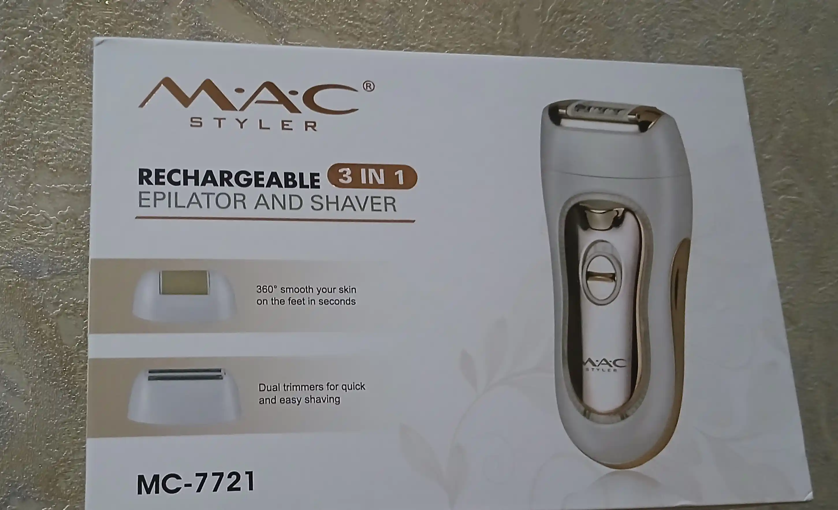 M.A.C STYLER MC-7732 MC-7734, эпилятор для удаления волос, беспроводной