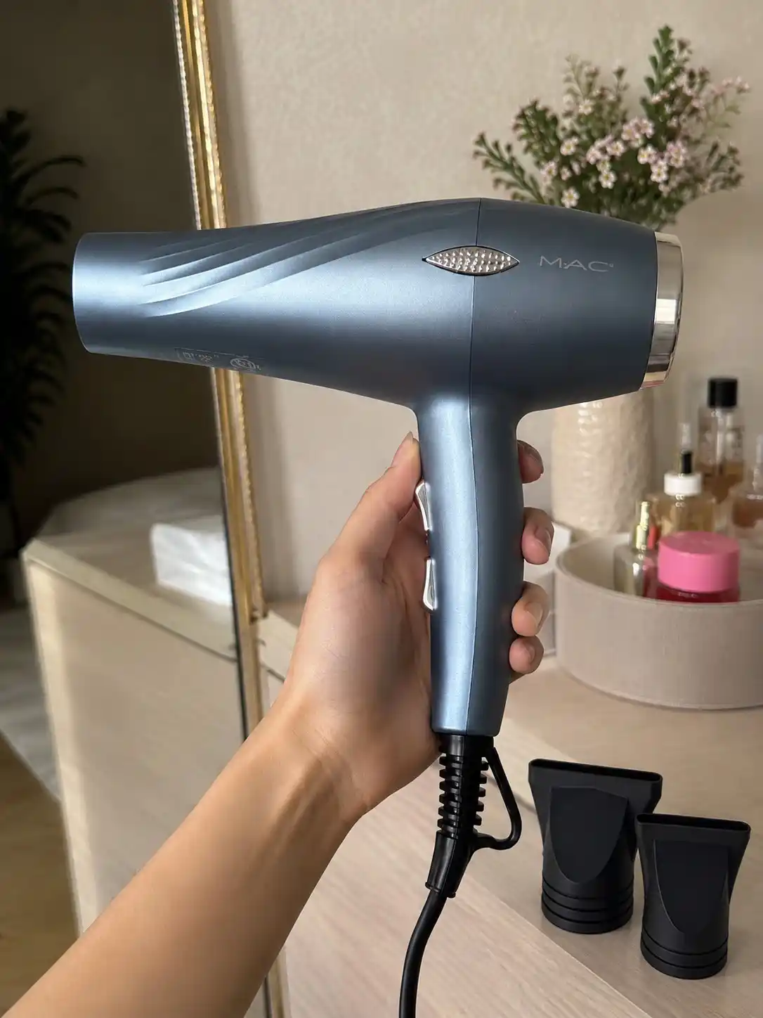 Фен для волос MAC Styler Professional 2200 Вт, 2 скорости, 2 температуры, холодный воздух