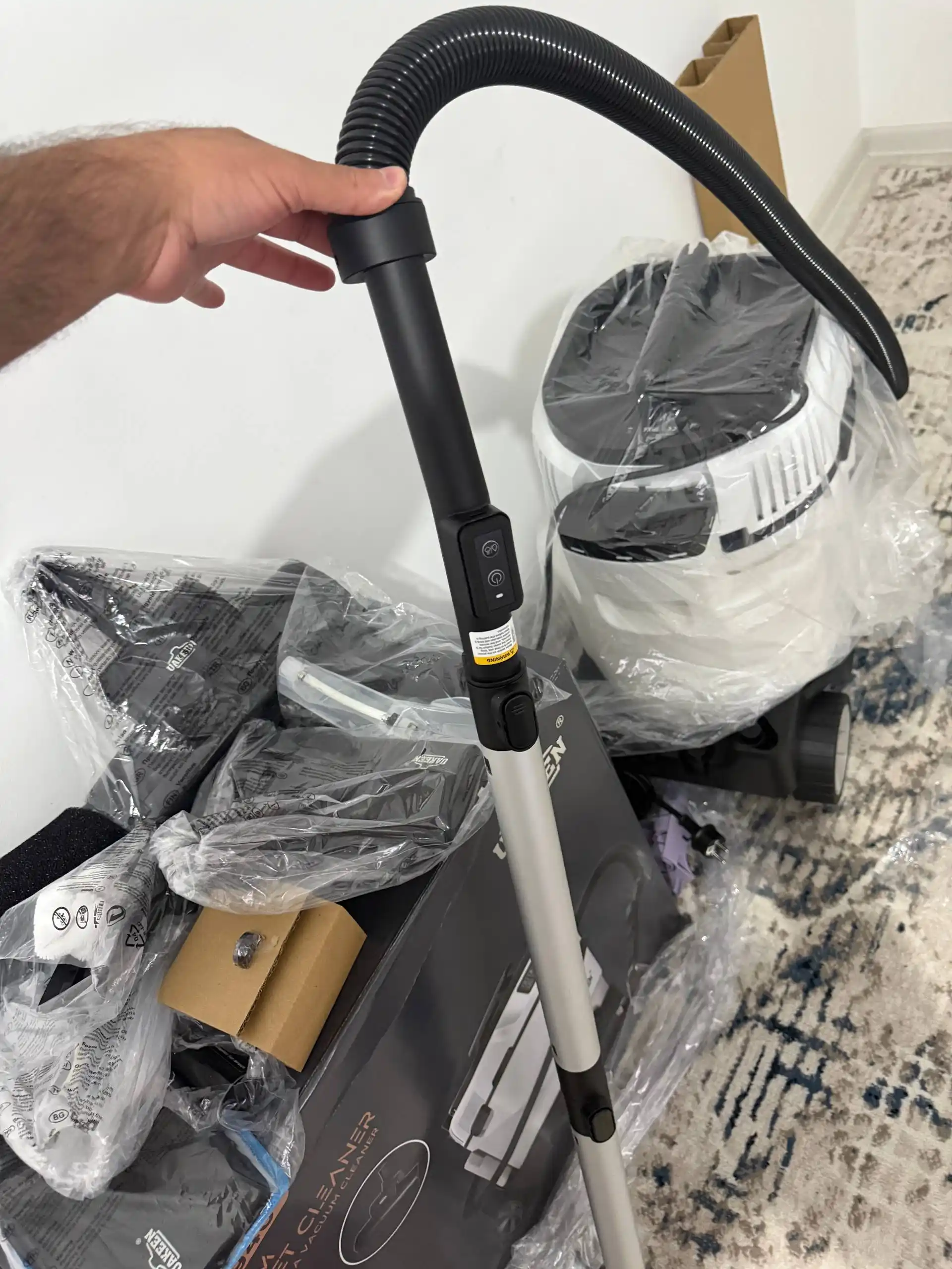 Моющий пылесос Uakeen ZL-942 Steam CarpetCleaner с аквафильтром для сухой и влажной уборки