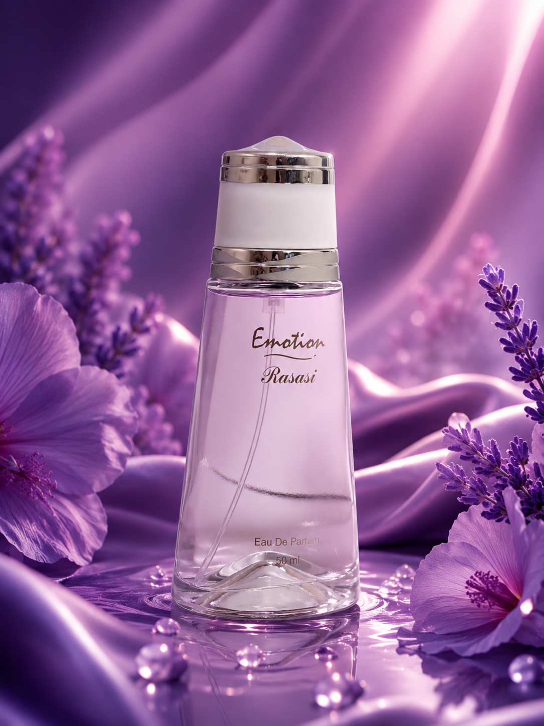 Parfyumlangan suv Rasasi Emotion ayollar uchun, arab atirlari, 50 ml