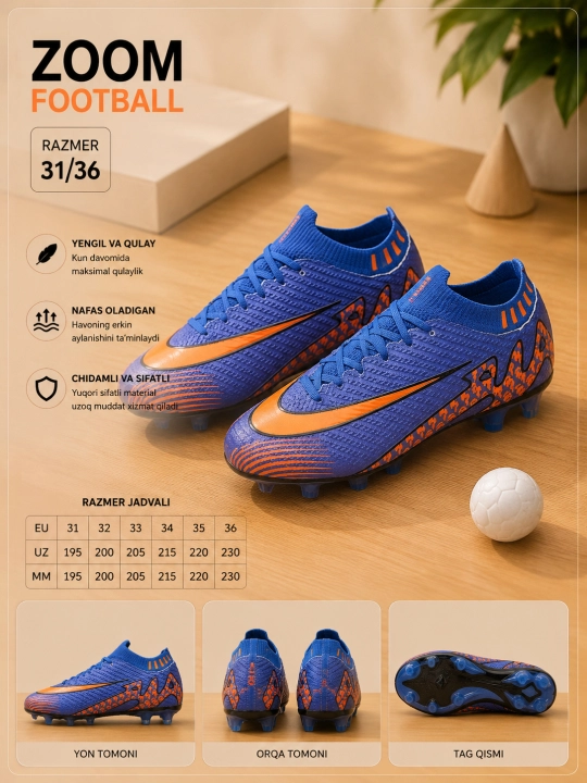 Bolalar uchun futbol butsisi - 