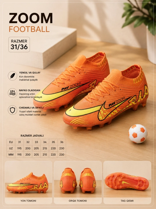 Bolalar uchun futbol butsisi - 