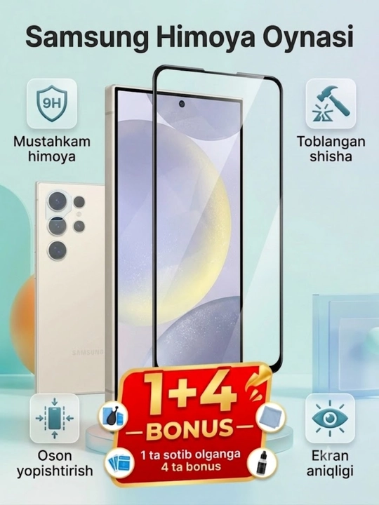 Himoya oynasi Samsung A02 Dan - A73 gacha - 