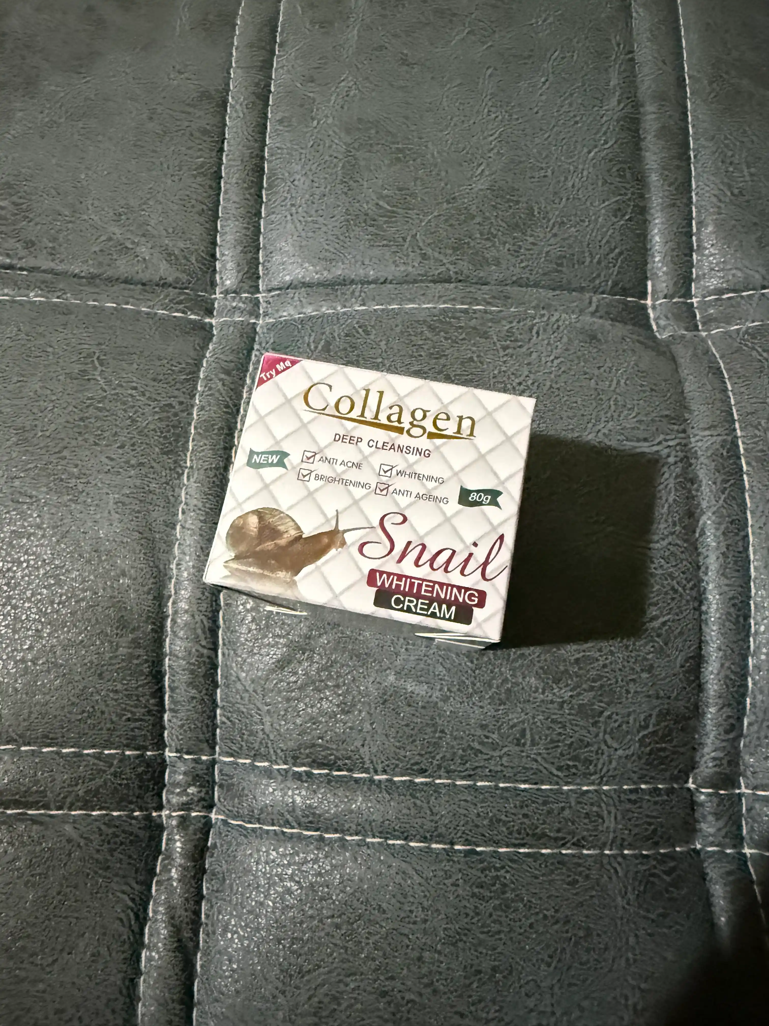 Oziqlantiruvchi, namlantiruvchi yuz uchun krem, shilliqurt ekstrakti Collagen, 80 gr