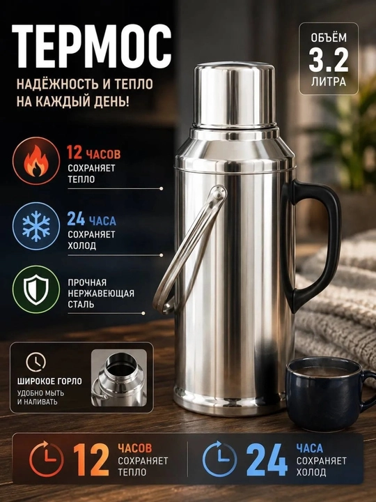 Vakuumli termos, termokrujka