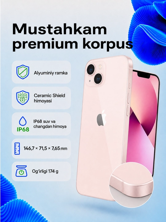 Apple iPhone 13 128GB SIM+eSIM imei ro`yxatdan o`tgan