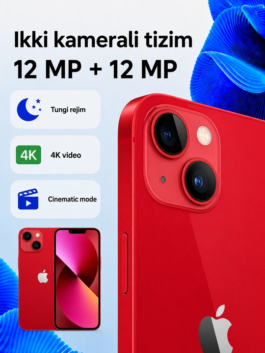 Apple iPhone 13 128GB SIM+eSIM imei ro`yxatdan o`tgan