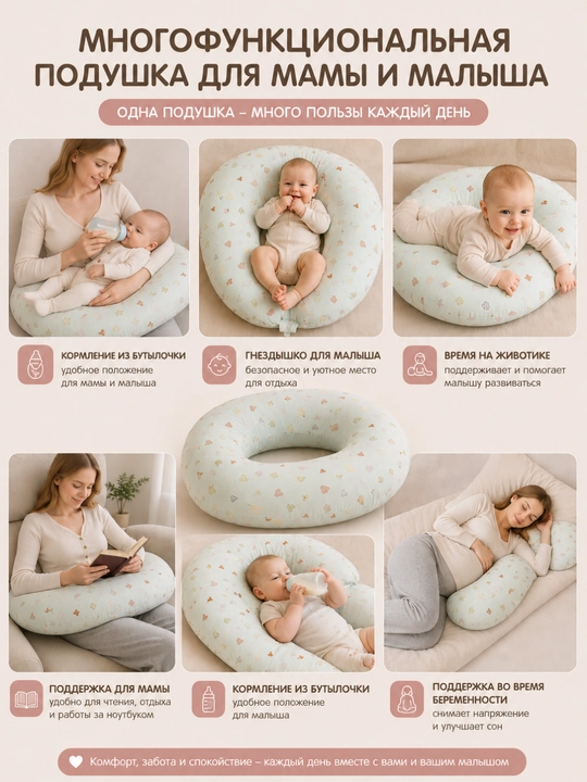 Подушка для кормления, 50 × 70 см
