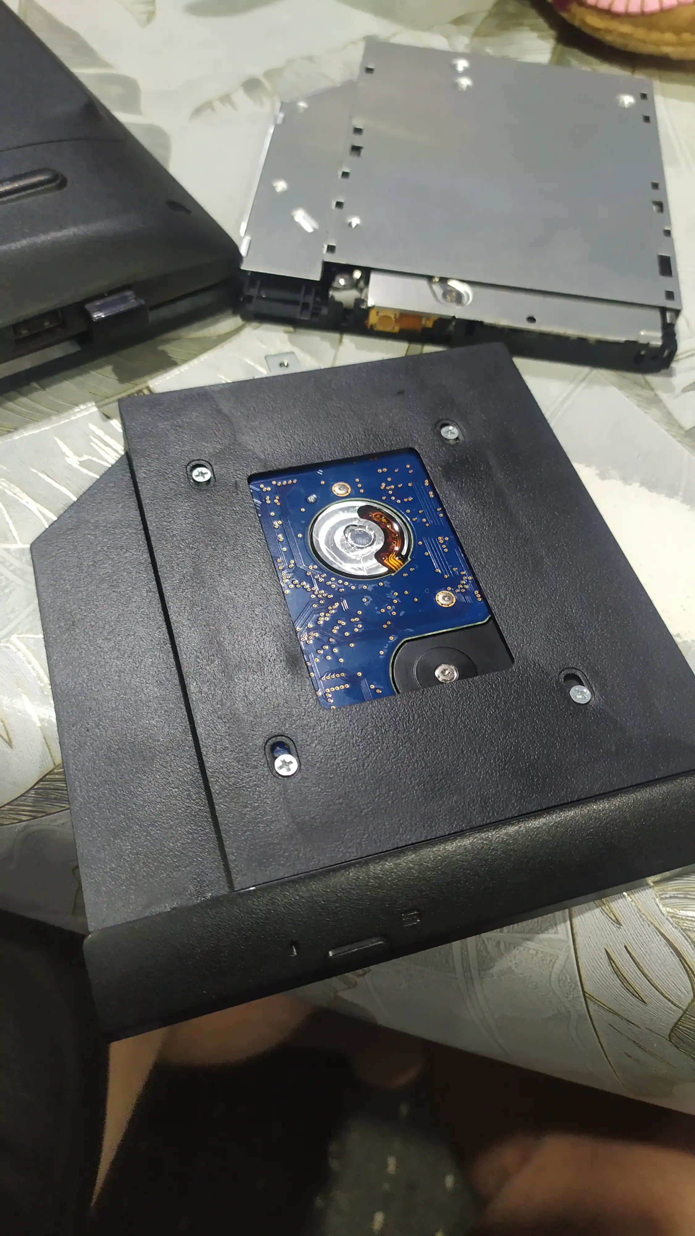 Салазки 12.7 мм и 9.5 мм optibay переходник dvd ssd hdd адаптер вместо дисковода Caddy