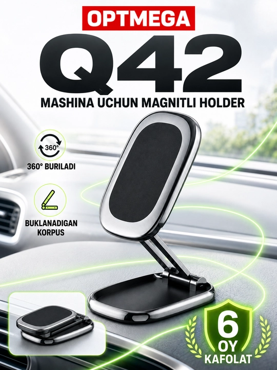 Магнитный держатель телефона для автомобиля с Magsafe, Car Holder, с присоской
