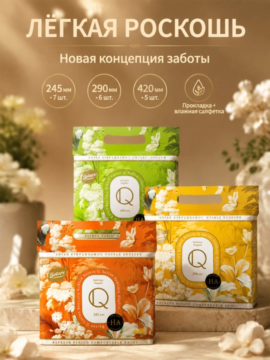 BOTARE Q seriyali suzuvchi yadroli qistirmalar bitta qadoqda, 245-7 dona, 290-6 dona, 420-5 dona - 