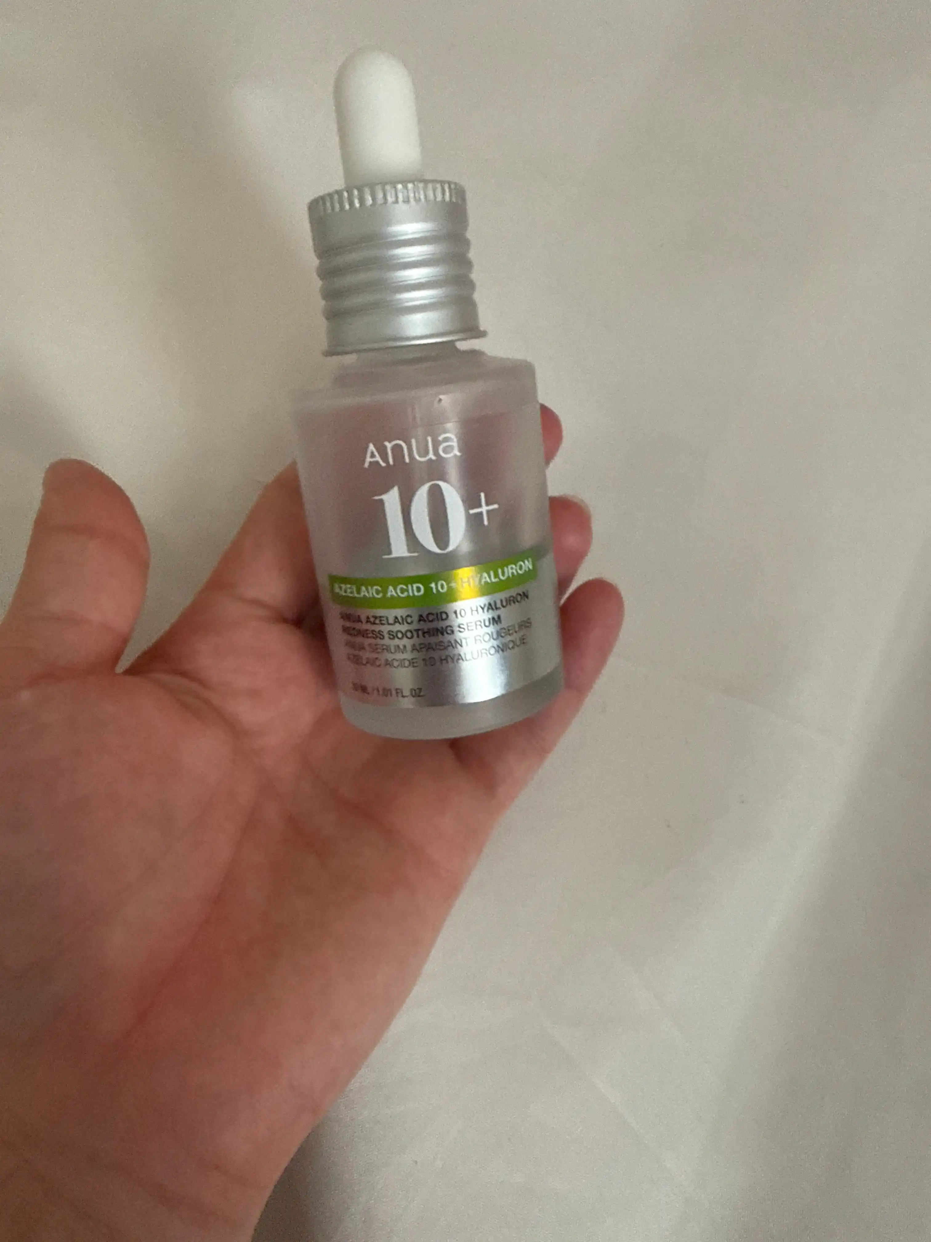 Сыворотка с азелаиновой кислотой Anua Azelaic Acid 10 Hyaluron Redness Soothing Serum 30мл