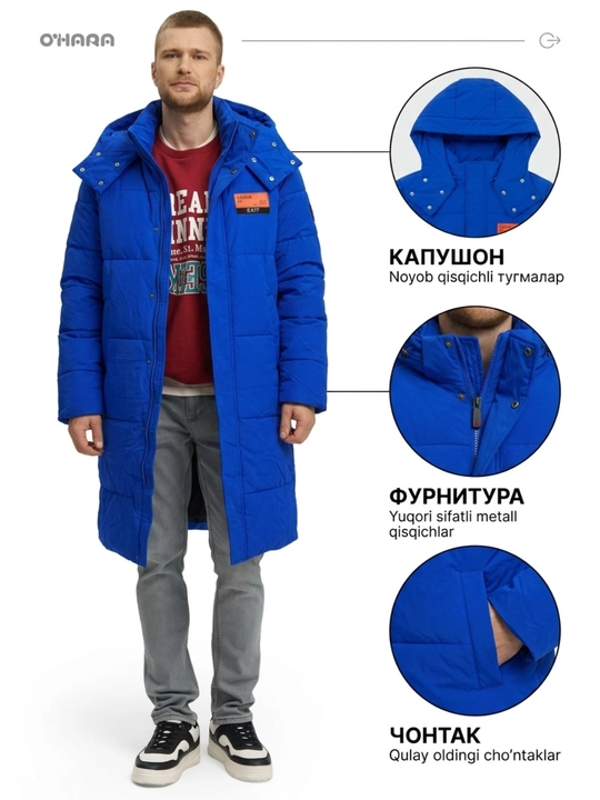 Erkaklar va ayollar uchun qishki kurtka