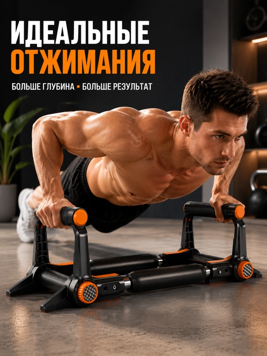 Ko‘p funksiyali qo‘l espander trenajori, otjimaniya uchun tayanch, fitnes uchun - 
