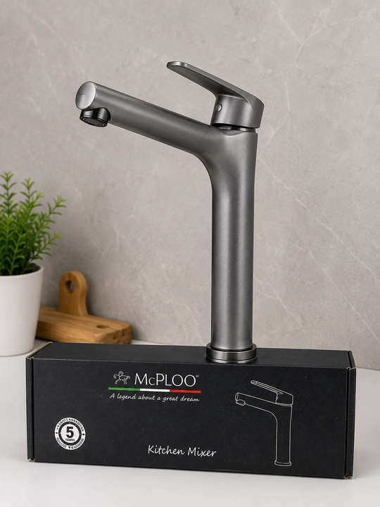 Смеситель для кухни McPolo MFA20302GG, однорычажный, - 