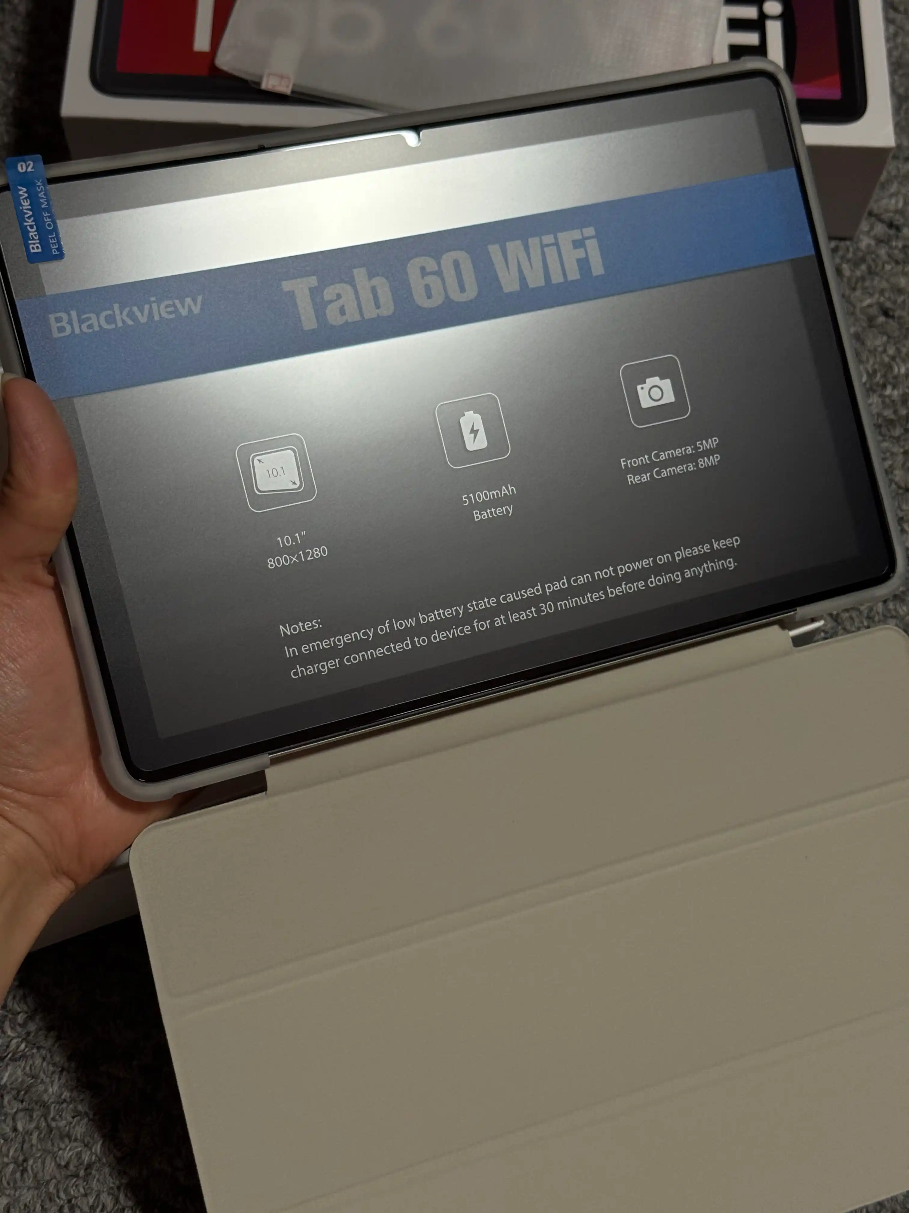 Planshet Blackview Tab 60 WiFi 10.1", 4GB 128GB, 5100 mAs, Android 14