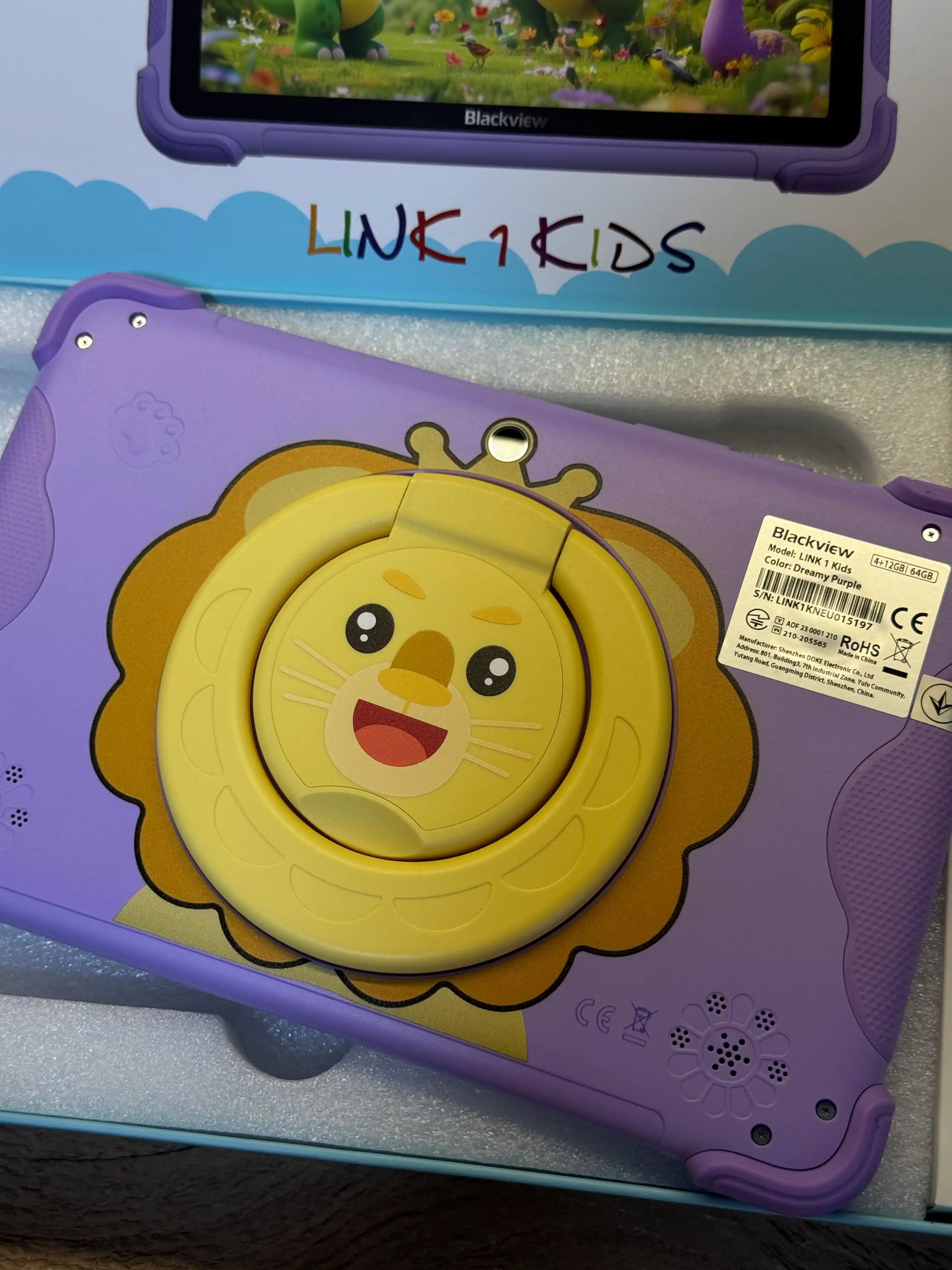 Bolalar uchun planshet Blackview LINK 1 Kids 8.68", 4GB/64GB, 5000 mAs, Android 16