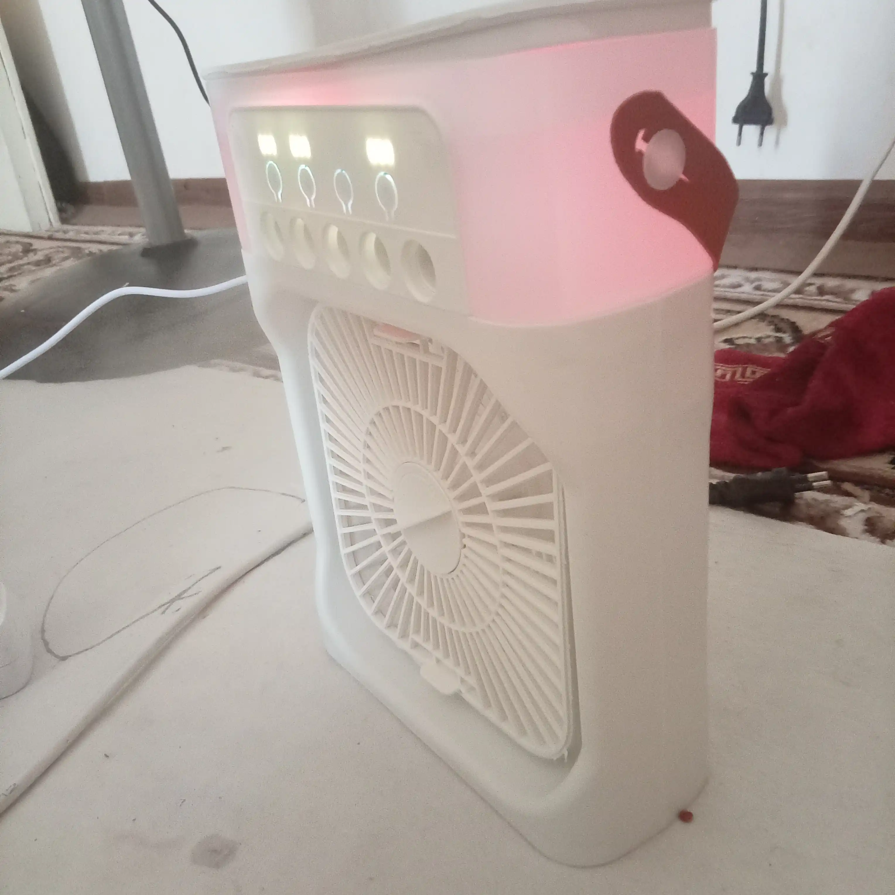 Portativ mini-konditsioner, namlagich, tozalagich va mini ventilyator, 3 tasi 1 da