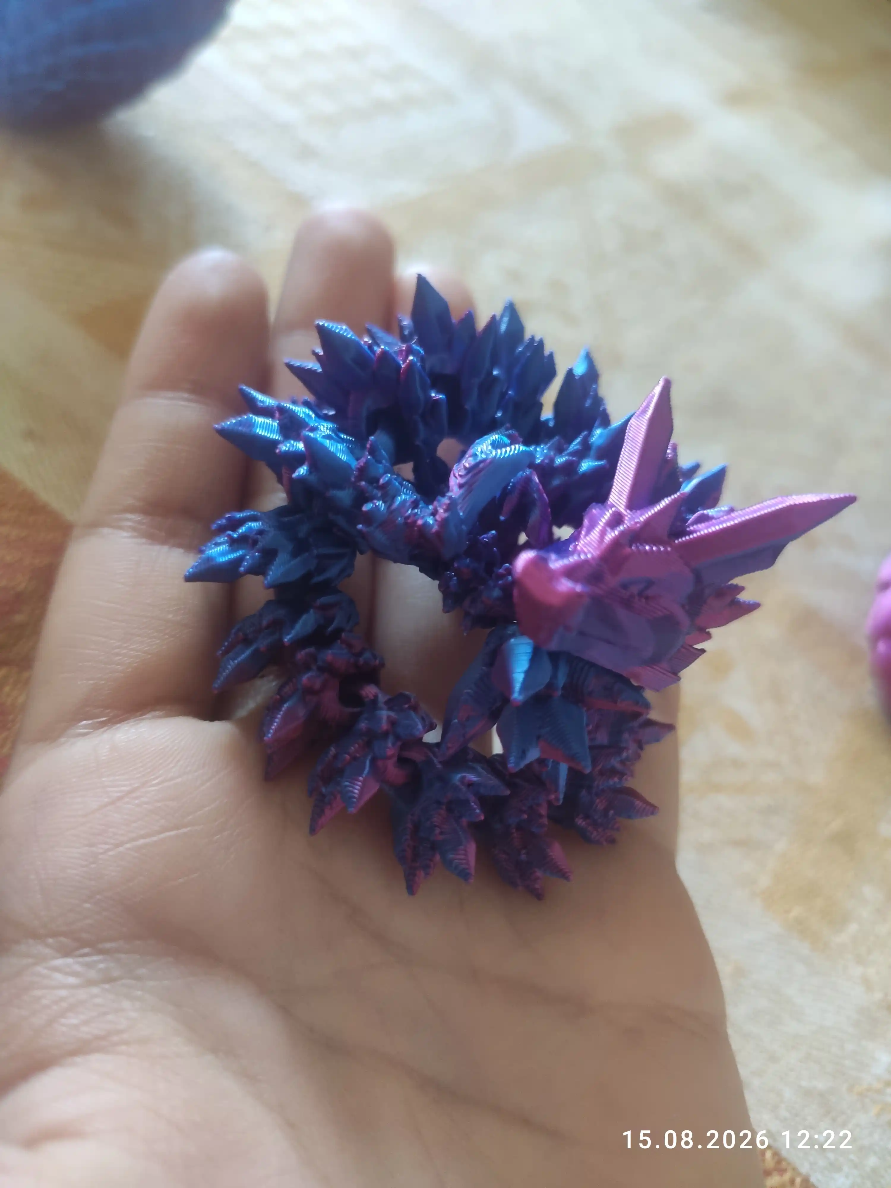 Креативная игрушка — дракон и змея, напечатанные на 3D-принтере