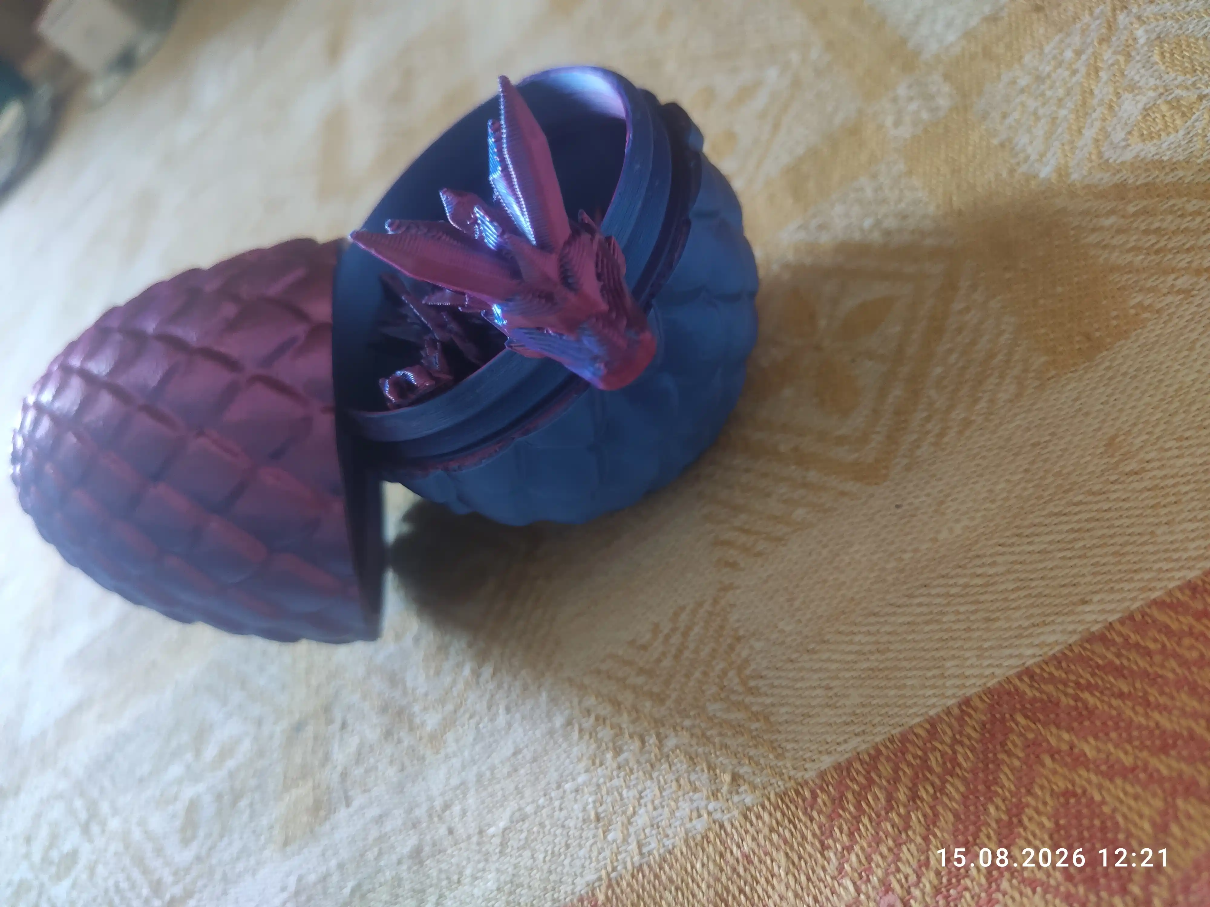 Креативная игрушка — дракон и змея, напечатанные на 3D-принтере