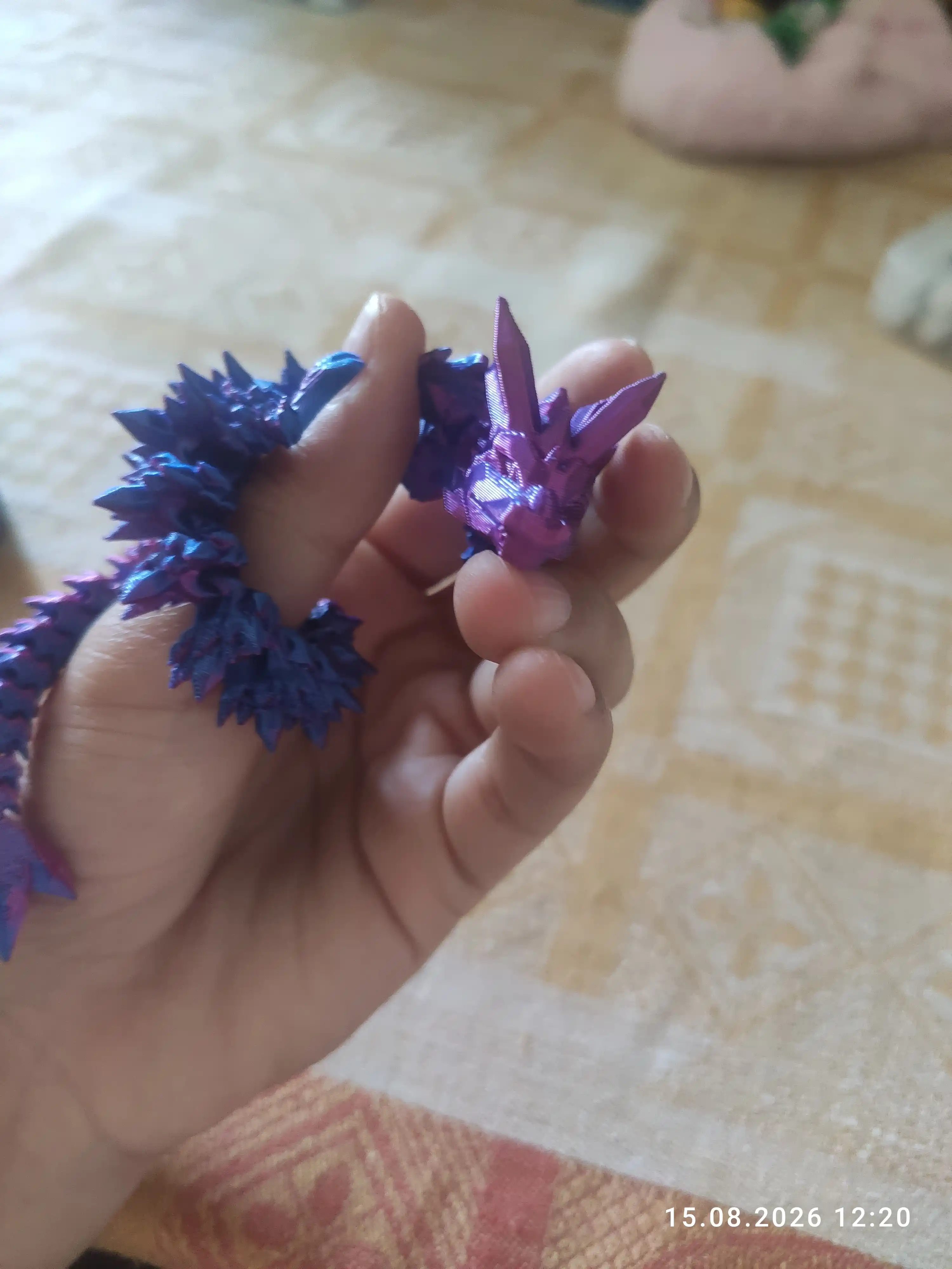 Креативная игрушка — дракон и змея, напечатанные на 3D-принтере